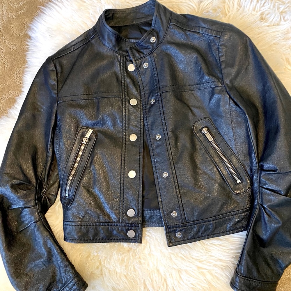 BCBGMAXAZRIA 100% Leather Jacket